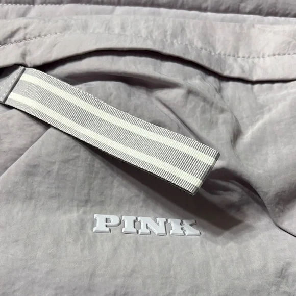 PINK Victoria's Secret Quilted Puffer Backpack - light purple - Picture 2 of 5